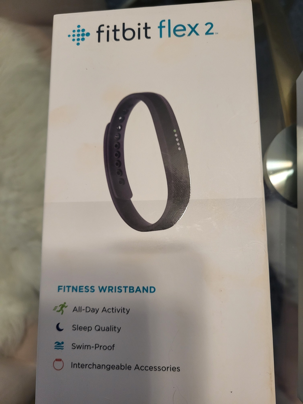 fitbit Flex 2 Black Fitness Wristband Accessory